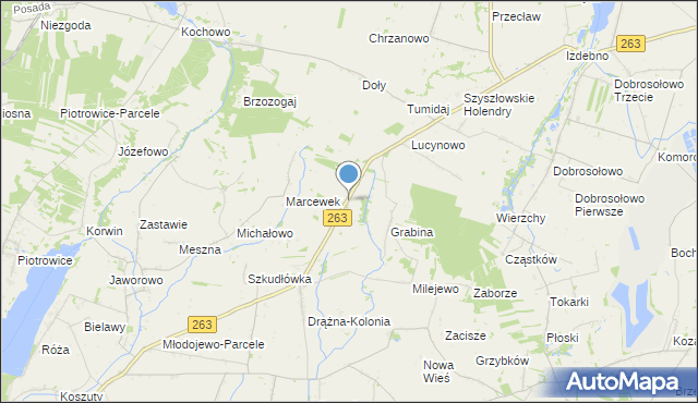 mapa Stara Olszyna, Stara Olszyna na mapie Targeo